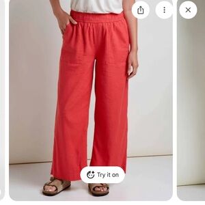 Toad & Co Wide Leg Linen Pant